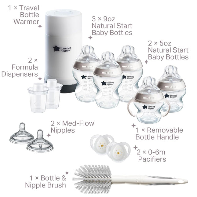 Tommee Tippee Closer to Nature Newborn Bottle Feeding Gift Set