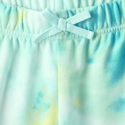 The Children's Place Girls' Active Flare Pants, Blue Tie Dye, XX-Large