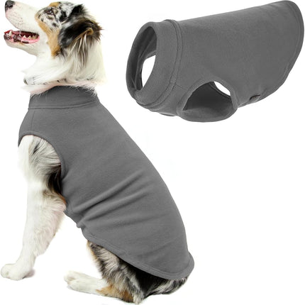Gooby Stretch Fleece Vest - Gray, 5X-Large