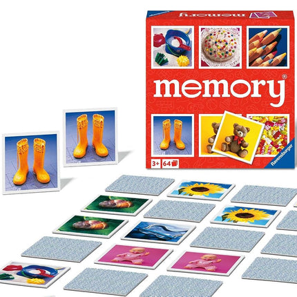 Ravensburger Junior Memory Game - Matching Picture Snap Pairs For Kids Age 3 Years Up - Educational Todder Toy
