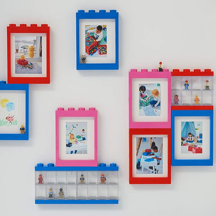 Lego Minifigure Stackable Display Case 8, Black