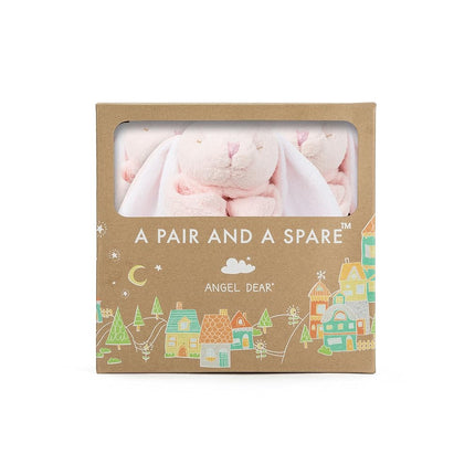 Angel Dear Three of A Kind Blankie, New Pink Bunny