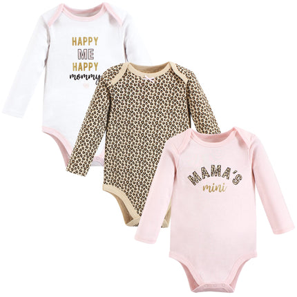 Hudson Baby Baby Girls Cotton Long-sleeve Bodysuit