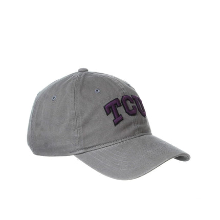 ZHATS NCAA TCU Horned Frogs Mens Adjustable Scholarship Hat Charcoal, TCU Horned Frogs Charcoal, Adjustable