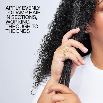 REDKEN Hydrating Curl Cream - 72-Hour Curl Definition, Heat Protection up to 450°F, Silicone-Free & Paraben-Free