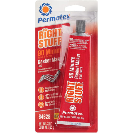 Permatex 34628 Right Stuff 90 Minute Red High Temp