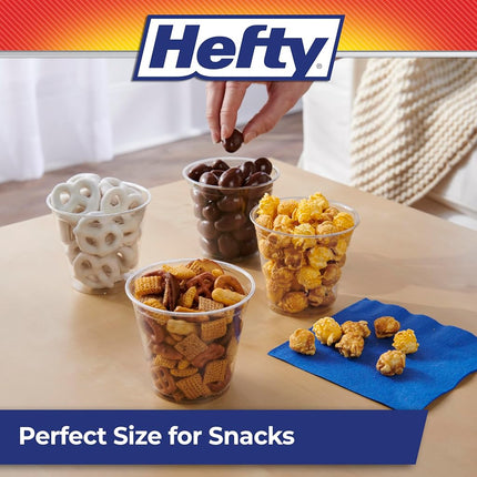 Hefty Deluxe Clear Plastic Party Cups (9 Ounce, 40 Count)