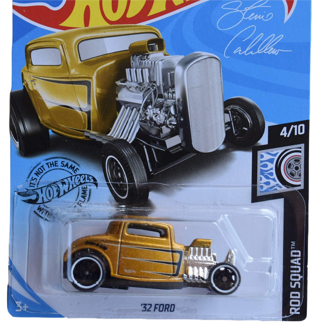 Hot Wheels Rod Squad Series 4/10 '32 Coupe 105/250, Gold