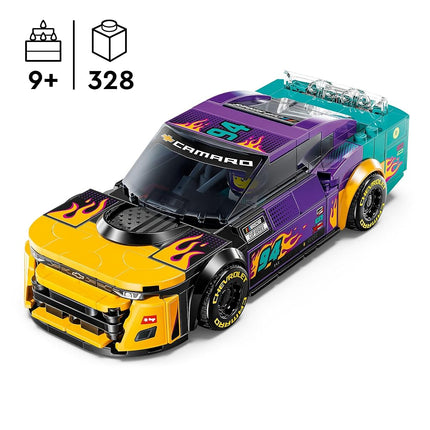 LEGO Speed Champions NASCAR Next Gen Chevrolet Camaro ZL1 Race Car Toy, Vehicle Playset for 9 Plus Year Old Boys & Girls, Kids' Bedroom Decoration, Birthday Gift Idea 76935