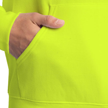 Fruit of the Loom Unisex's Eversoft Fleece Hoodies, Full Zip, Moisture Wicking & Breathable, Sizes S-4x Shirt, Safety Green Pullover, XXL