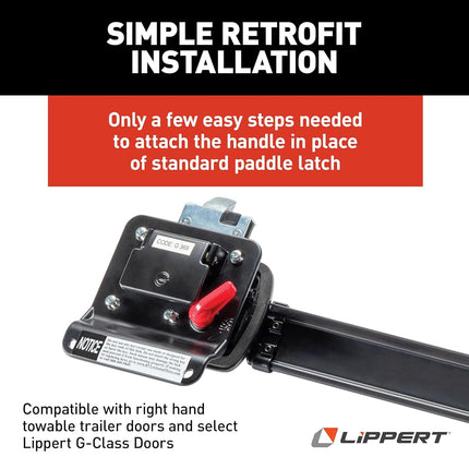 Lippert 2022301969 LatchXtend RV Door Handle Extension
