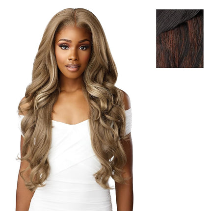 Sensationnel Bare Lace 13x6 wigs - Unit 4 Glueless synthetic with 180 degree preplucked hairline Non lifting 2040 larger grid thinner lace - BareLace unit 4 (SH/GINGER)