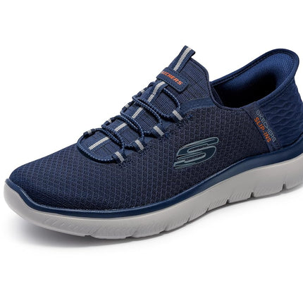 Skechers Men's Summits High Range Slip-in, Navy, 8