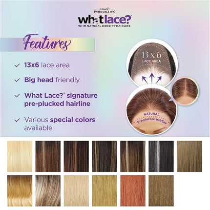 Sensationnel What Lace 13x6 Wigs - GLENNA synthetic wig Cloud 9 with preplucked hairline HD lace - Whatlace GLENNA (BALAYAGEPLATINUM)