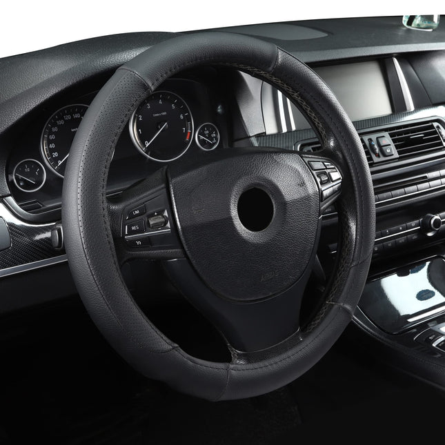 Microfiber Leather 16" Universal Fit Car Steering 