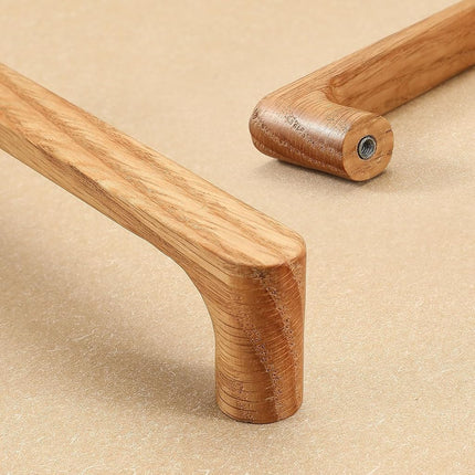 Evionlin Burlywood Round 7-1/2in 10 pcs Wooden Drawer Pulls Handle pulls for cabinets Kitchen Cabinet Drawer pulls Cabinet Door Pull