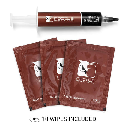 Noctua NT-H2 10g, High-Performance Thermal Paste and 10 Cleaning Wipes