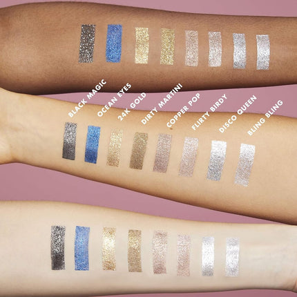 e.l.f. Liquid Glitter Eyeshadow, One Swipe Coverage, Comfortable Wear with Minimal Fallout, Long-Lasting Glitter, Mermaid Shimmy