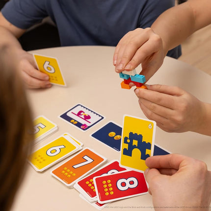 Asmodee Brick Like This! The Official LEGO Party Game - A fast, fun, building game for families, kids, teens, adults – Play in 15mins, with 2-8 Players, Ages 7+, English Version