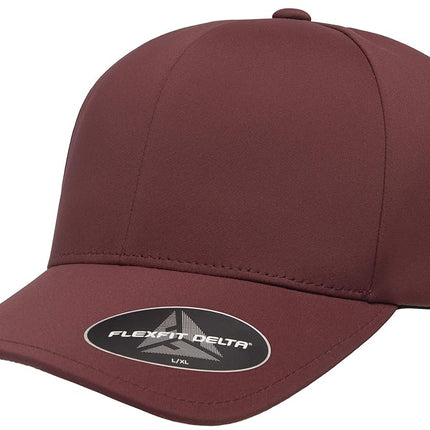 Flexfit Men's Delta Seamless Cap Baseball, Maroon,