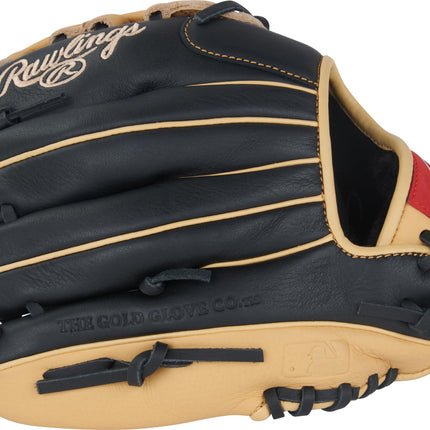 Rawlings | Select Pro Lite Series Fernando TATIS JR. Youth Baseball Glove | 11" | Right Hand Throw | Black/Camel