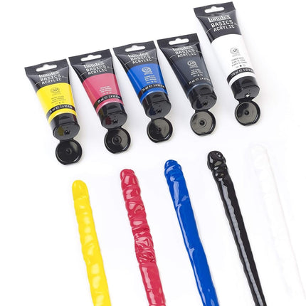 Liquitex Basics Acrylic Paint Tubes, 5-Piece Set