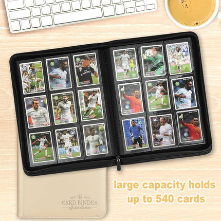 Foalgo, Trading Card Album 540 Pockets Side Insert 9 Pockets for TGC MTG Baseball Cards Yugioh