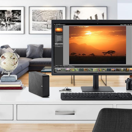 Seagate Expansion Desktop 6TB, External Hard Drive, USB 3.0, Data Rescue Services (STKP6000400)