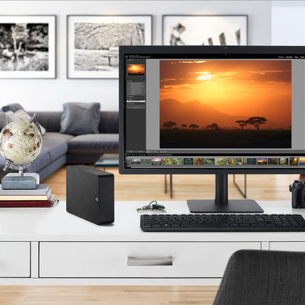 Seagate Expansion Desktop 6TB, External Hard Drive, USB 3.0, Data Rescue Services (STKP6000400)