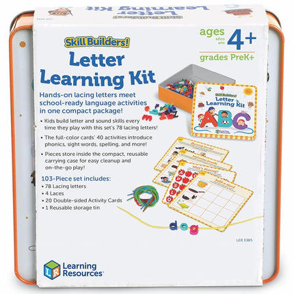 Learning Resources Skill Builders! Letter Learning Kit, Preschool Learning Activities, Homeschool Essentials, Ages 4+,