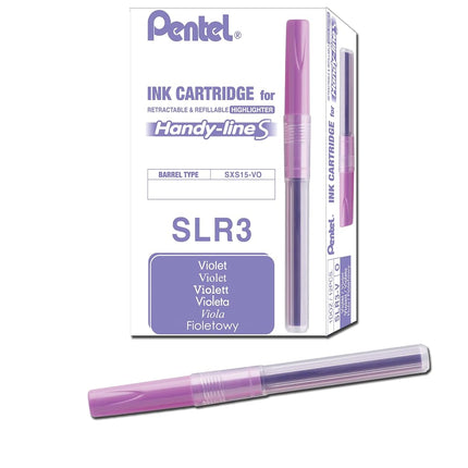 Refill for Handyline Highlighter (sxs15), Violet, Box of 12