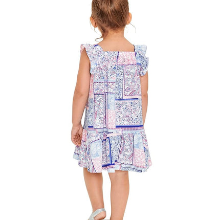 The Children's Place Baby Girls' and Toddler Sleeveless Dressy Special Occasion Dresses, Navy Flutter, 9-12 Months