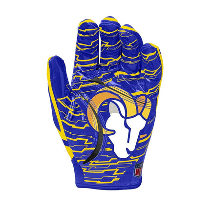 Guantes de fútbol americano Wilson NFL Stretch Fit - Adulto, Los Angeles Rams
