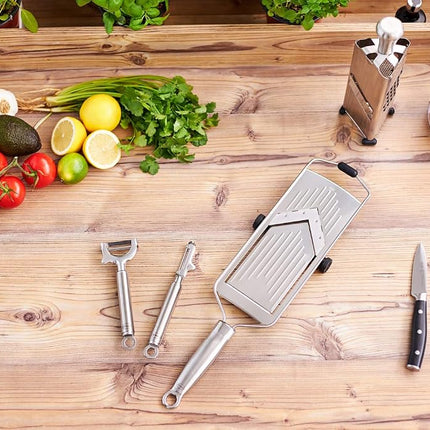 Rosle Stainless Steel Round-Handle Peeler, 7.3-inch