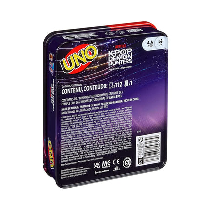 Mattel Games UNO Netflix KPop Demon Hunters Card Game Card Game