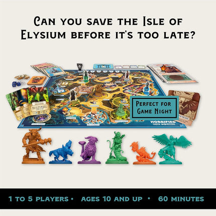 Ravensburger Horrified Games - Greek Monsters - Strategy Board Game - Boost Critical Thinking & Teamwork - Cooperative Gameplay - Unique Monster Challenges - 1 to 5 Players - Adults & Kids 10+