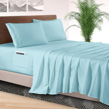Elegant Comfort 4-Piece Bed Sheet Set - Luxury Bed