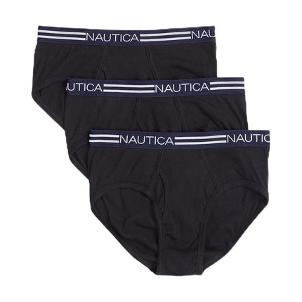 Nautica Men's Cotton Classic Multipack Briefs, 3 P