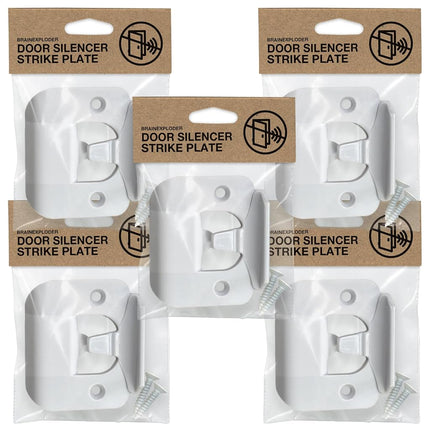 Door Silencer Strike Plate - Flexible, Noise Elimi