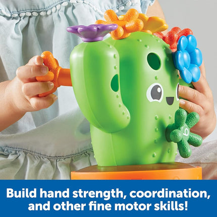 Learning Resources Carlos the Pop & Count Cactus, Top Toddler Toys, Preschool, Fine Motor Skills, Educational Toys, 16 Pieces, Age 18 Months