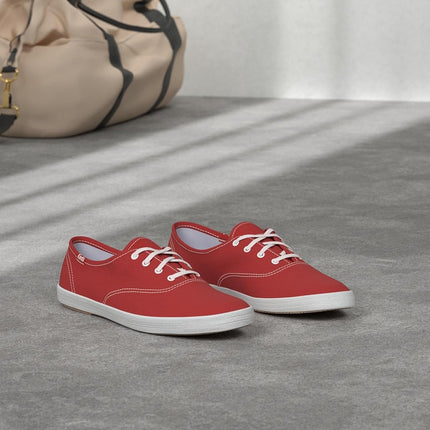 Keds Women's Champion Original Sneaker, Red Canvas, 7 UK