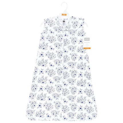 Gigoteuse sans manches en coton Hudson Baby pour bébé unisexe, motif toile de Jouy bleue, 12-18 mois