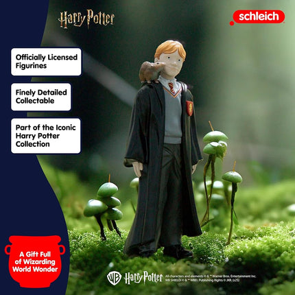 Schleich Wizarding World 42634 Collectible Ron & Scabbers for Ages 3+