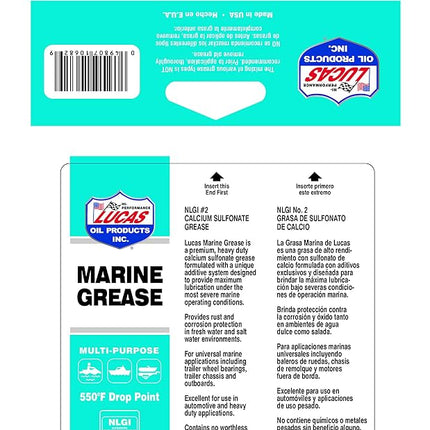 Lucas Oil 10682 Marine Grease 3 Ounce Combo Pack