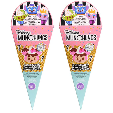 Just Play Disney Munchlings Scented Soft Toy for Kids (Pack of 2)