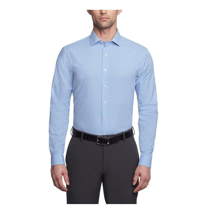 Kenneth Cole Men's Dress Shirt Slim Fit Checks and