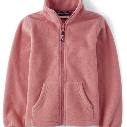 The Children's Place Blouson d'hiver lourd 3 en 1 pour fille, extérieur coupe-vent et résistant à l'eau, intérieur en polaire, motif floral noir, XX-Large