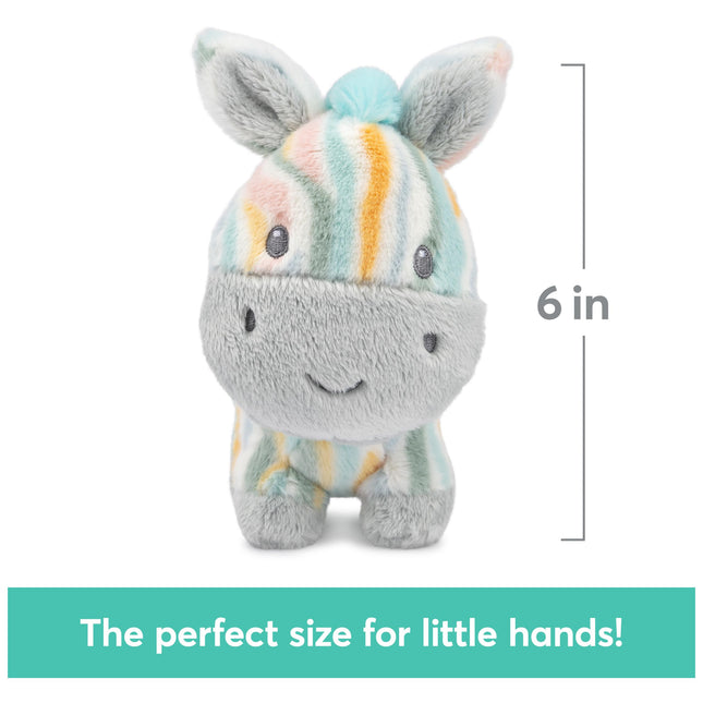 GUND Baby Safari Friends Collection Peluche de Cebra con Cascabel, Juguete Sensorial de Peluche para Bebés y Recién Nacidos, Multicolor, 7"