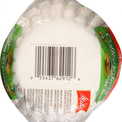Melitta Junior Basket Coffee Filters White 100 Count (3 pack)