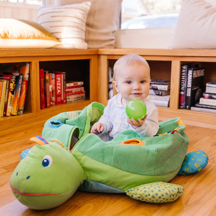 Piscina de bolas tortuga de Melissa & Doug para niños
